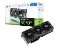 PNY GeForce RTX 5070 Ti Triple Fan Plus OC 16GB GDDR7 DLSS4 VCG5071T16TFXPB1-O - 1363591 - zdjęcie 1
